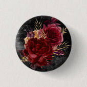 Gotische Herfst Rozen | BUTTON (Voorkant)