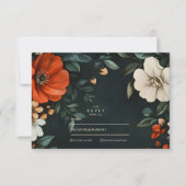  gotische Herfst RSVP Kaartje (Voorkant)