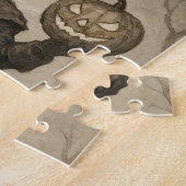 /Gotische Hoofdloze Ruiter Halloween/Herfst Legpuzzel (Zijkant)