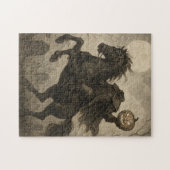 /Gotische Hoofdloze Ruiter Halloween/Herfst Legpuzzel (Horizontaal)