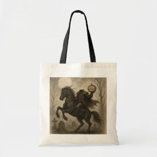 /Gotische Hoofdloze Ruiter Halloween/Herfst Tote Bag