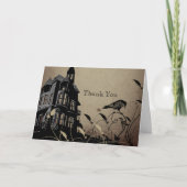  Gotische Huis Jubileum Dank u Bedankkaart (Voorkant)