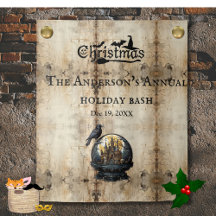 Gotische Huis Kerstfeest Afbeelding Achtergrond