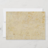 Gotische huwelijksuitnodiging - Dark Flowers  Kaart (Achterkant)