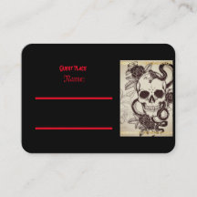 Gotische huwelijksuitnodiging