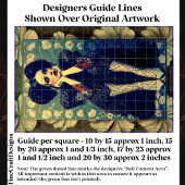 Gotische jonge vrouw Portret, Bloemen DQ5R Decoupa Tissuepapier