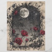 gotische junk journal pagina (Voorkant)