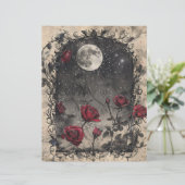 gotische junk journal pagina (Staand voorkant)