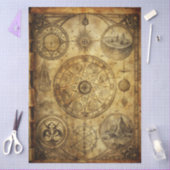 Gotische Junk Journal Serie Design 23 Tissuepapier (Craft)