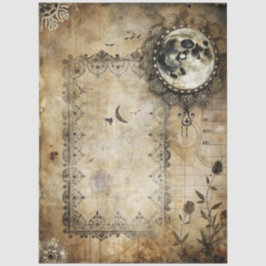 Gotische Junk Journal Serie Ontwerp 10 Tissuepapier