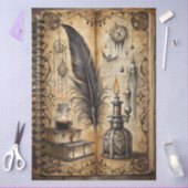 Gotische Junk Journal Serie Ontwerp 11 Tissuepapier (Craft)