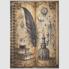 Gotische Junk Journal Serie Ontwerp 11 Tissuepapier