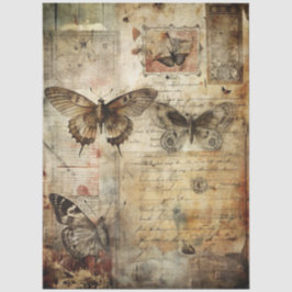 Gotische Junk Journal Serie Ontwerp 18 Tissuepapier