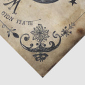 Gotische Junk Journal Serie Ontwerp 21 Tissuepapier (Detail)