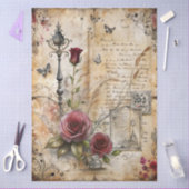 Gotische Junk Journal Serie Ontwerp 3 Tissuepapier (Craft)