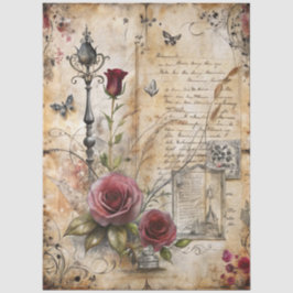 Gotische Junk Journal Serie Ontwerp 3 Tissuepapier