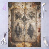 Gotische Junk Journal Serie Ontwerp 5 Tissuepapier (Craft)