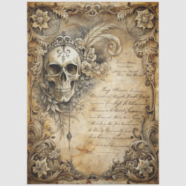 Gotische Junk Journal Serie Ontwerp 9 Tissuepapier