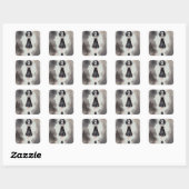 gotische jurk illustratie Sticker (Vel)