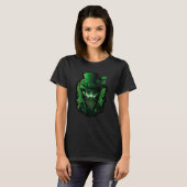 Gotische kabouter griezelige St. Patrick dag Goth T-shirt (Voorkant volledig)