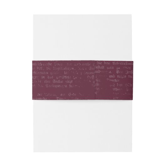  gotische kalligrafie uitnodigingen wikkel (Achterkant Voorbeeld)