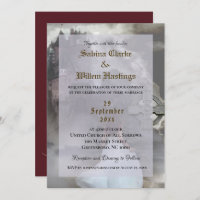 Gotische Kasteel middeleeuwse bruiloft uitnodiging