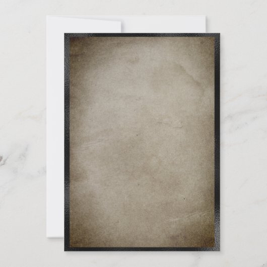 Gotische kasteel sprookje thema kaart (Achterkant)