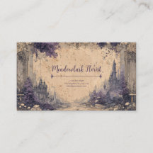 Gotische Kasteelruïne Sprookje Oud Verhaalboek