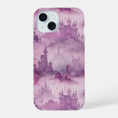 Gotische kastelen in de mist - spookachtige fantas iPhone 15 case (Achterkant)