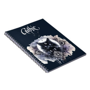 Gotische Kat Notitieboek