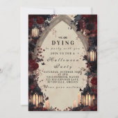 Gotische kathedraal boog Halloween viering Kaart (Voorkant)