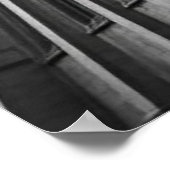 Gotische kathedraal - een majestueus houtskoolmees poster (Hoek)