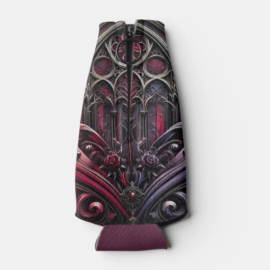 Gotische kathedraal fles koeler (Achterkant)