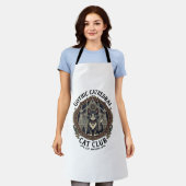 Gotische kathedraal kat kat grafische tee kunst - schort (Gedragen)