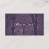 Gotische Keltische kruisgrafsteen paarse Visitekaartje (Achterkant)