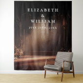 Gotische kerk Foto Booth Prop achtergrond Wandkleed (In situ)