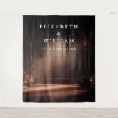 Gotische kerk Foto Booth Prop achtergrond Wandkleed (Voorkant)