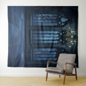 Gotische kerk herenhuis bruiloft foto achtergrond wandkleed (In Situ (horizontaal))