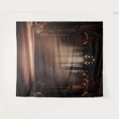 Gotische kerk trouwfoto achtergrond wandkleed (Voorkant (horizontaal))