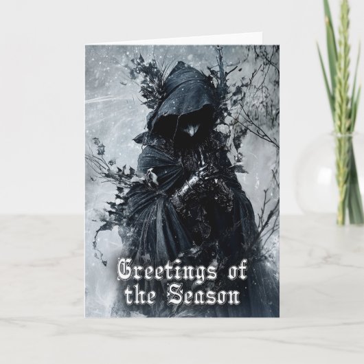 Gotische Kerst Kaart (Voorkant)
