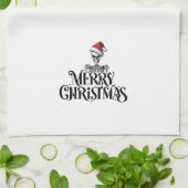 Gotische Kerst Keuken Schotel Handdoek (Gevouwen)