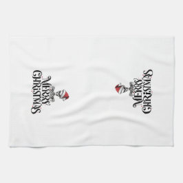 Gotische Kerst Keuken Schotel Handdoek