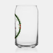 Gotische Kerst Krans Custom Blikvorm Glas (Links)