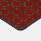 Gotische Kerst Krans Custom Bureaumat (Hoek)