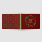 Gotische Kerst Krans Custom Gastenboek (Volledig)