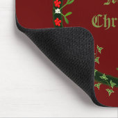 Gotische Kerst Krans Custom Muismat (Hoek)