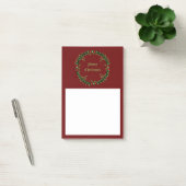 Gotische Kerst Krans Custom Post-it® Notes (Kantoor)