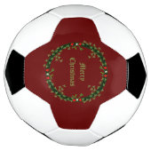 Gotische Kerst Krans Custom Voetbal (Gedraaid)
