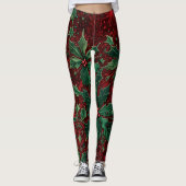 Gotische kerst Leggings (Voorkant)