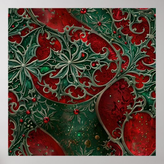 Gotische kerst Poster (Voorkant)